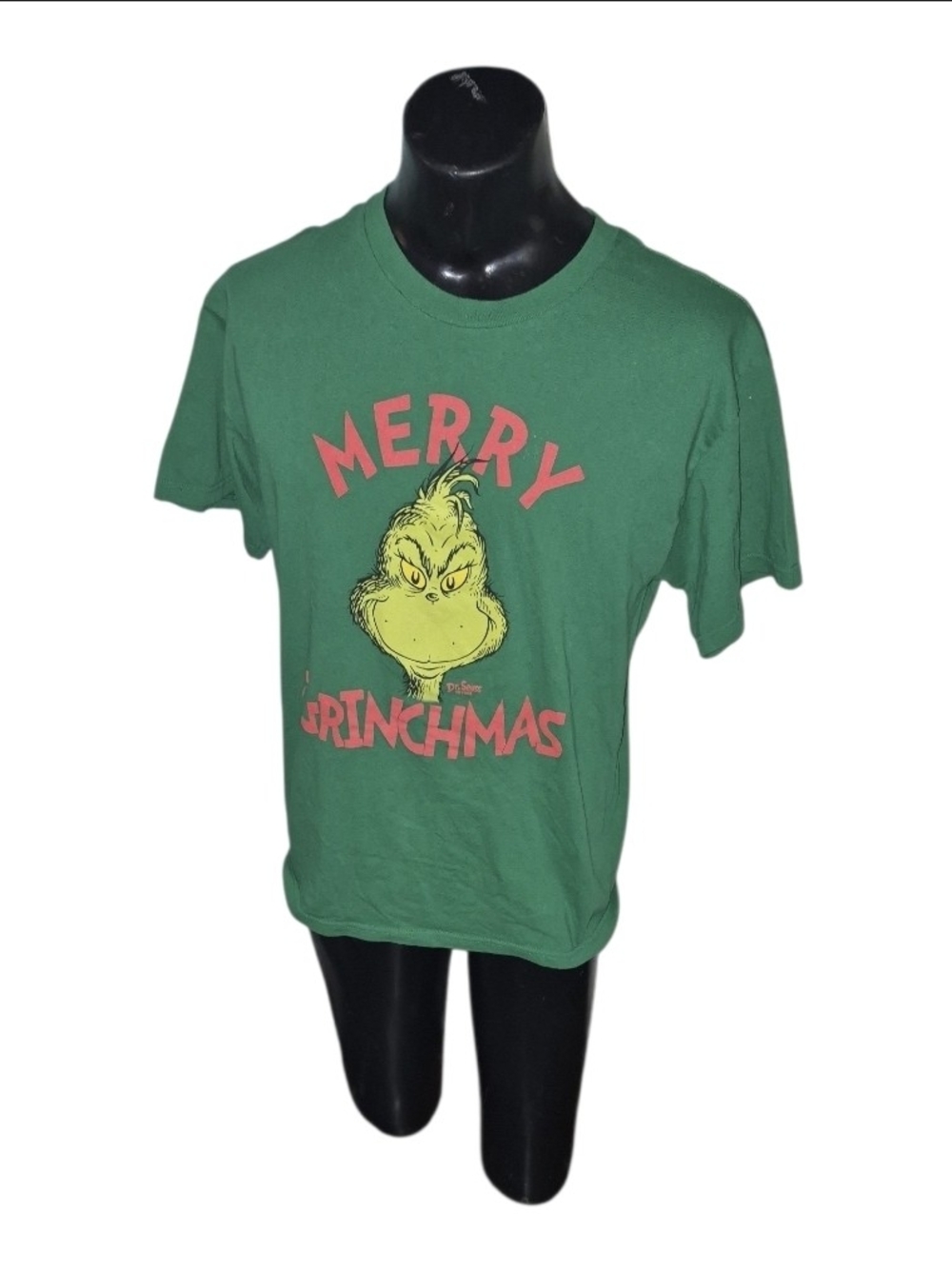 Dr. Seuss Green "Merry Grinchmas" Graphic Tee